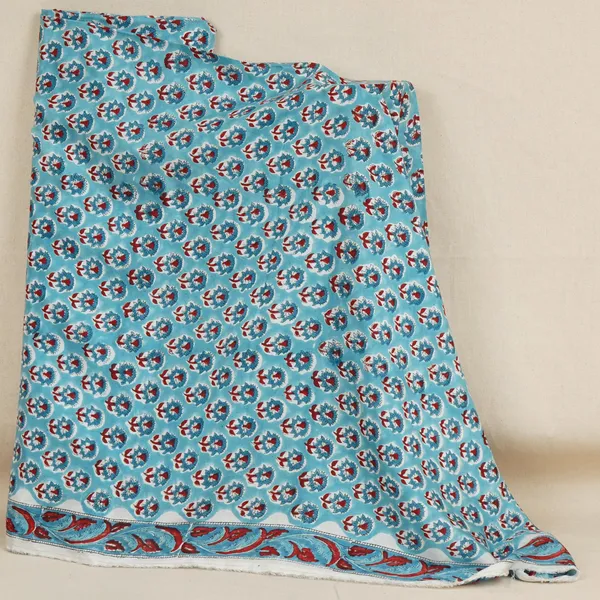 Sea_Blue_Floral_Print_Muslin_Fabric_Afi_29536_Default_Title