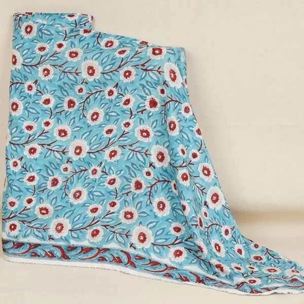 Sea_Blue_Floral_Print_Muslin_Fabric_Afi_29537_Default_Title