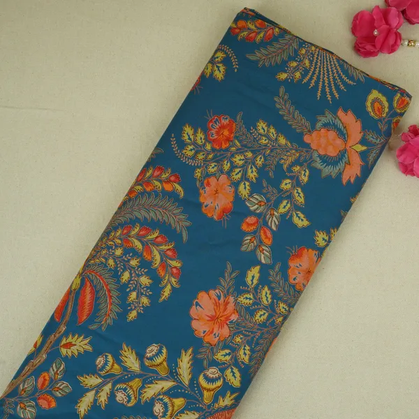 Blue_Mughal_Print_Cotton_Fabric_Afi_29546_Default_Title