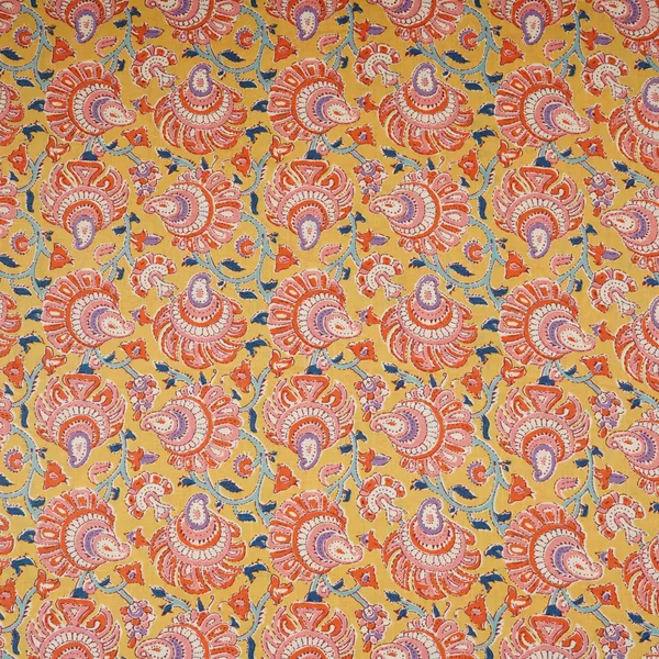 Yellow_Floral_Print_Cotton_Fabric_Afi_29559_Default_Title