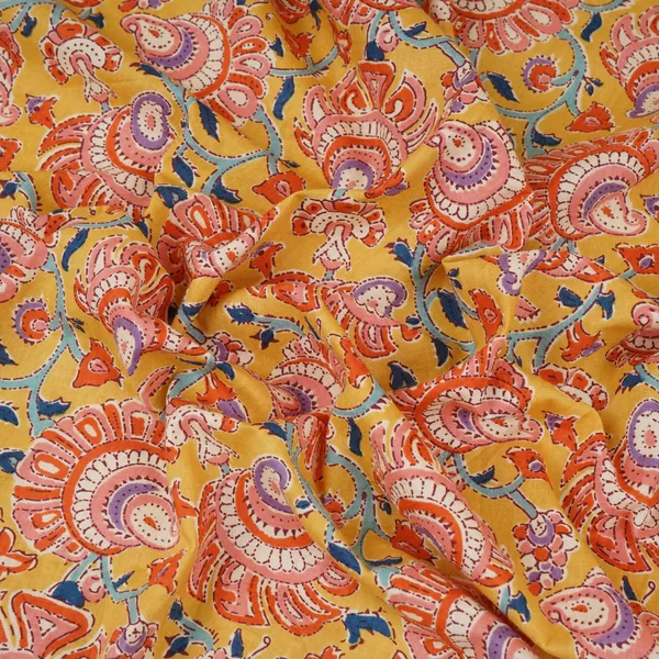 Yellow_Floral_Print_Cotton_Fabric_Afi_29559_Default_Title