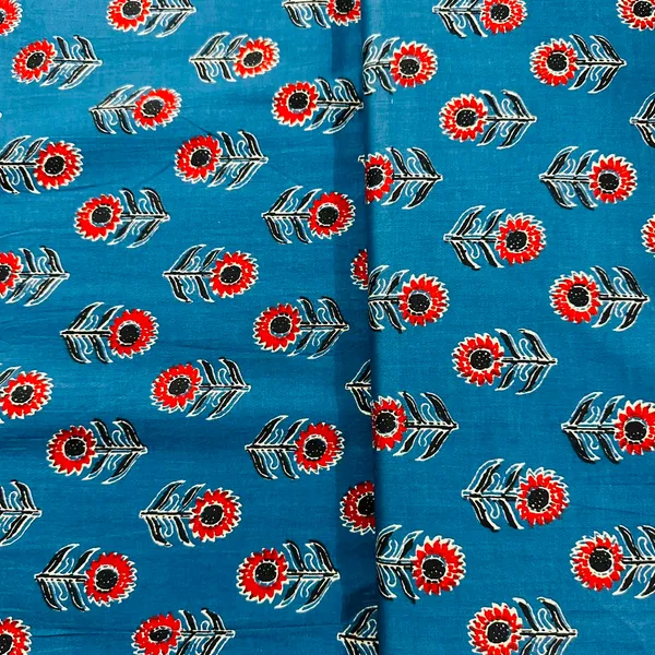 Blue_Ajrakh_Print_Cotton_Fabric_Afi_29566_Default_Title