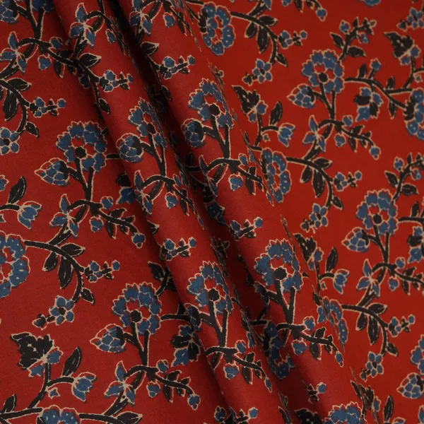 Maroon_Floral_Print_Cotton_Fabric_Afi_29576_Default_Title
