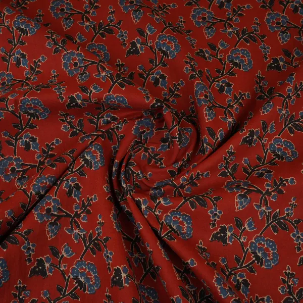 Maroon_Floral_Print_Cotton_Fabric_Afi_29576_Default_Title