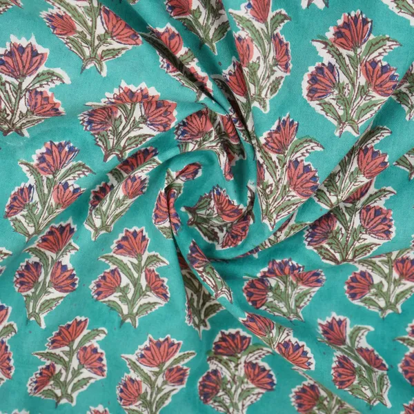 Sea_Green_Floral_Print_Cotton_Fabric_Afi_29598_Default_Title