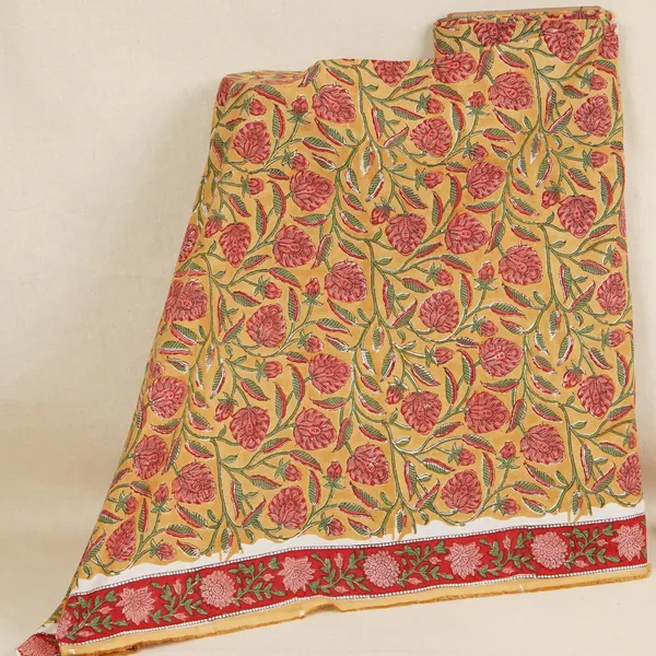 Mustard_Floral_Print_Cotton_Fabric_Afi_29603_Default_Title