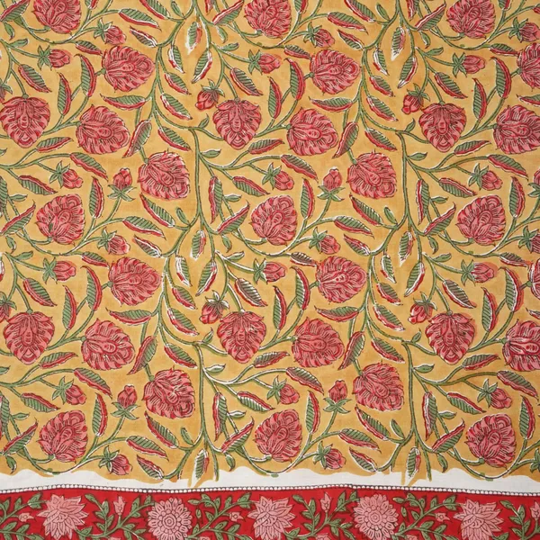 Mustard_Floral_Print_Cotton_Fabric_Afi_29603_Default_Title