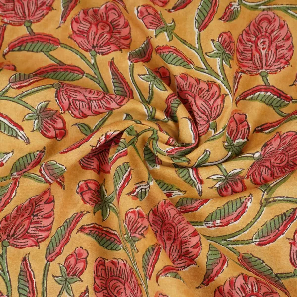 Mustard_Floral_Print_Cotton_Fabric_Afi_29603_Default_Title