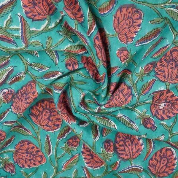 Sea_Green_Floral_Print_Cotton_Fabric_Afi_29605_Default_Title
