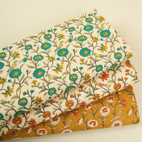 Cream_With_Dark_Grey_Parrot_Foil_Print_Cotton_Fabric_Pb_29704_Default_Title