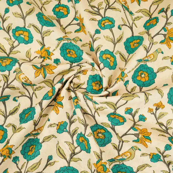 Cream_With_Dark_Grey_Parrot_Foil_Print_Cotton_Fabric_Pb_29704_Default_Title