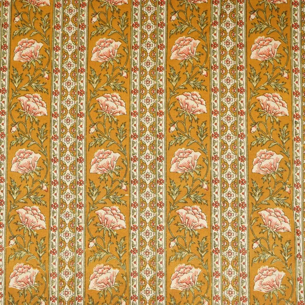 Mustard_Floral_Stripes_Foil_Print_Cotton_Fabric_Pb_29706_Default_Title