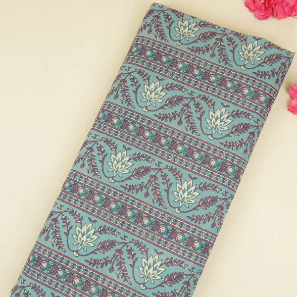Lilac_Floral_Stripes_Foil_Print_Cotton_Fabric_Pb_29707_Default_Title