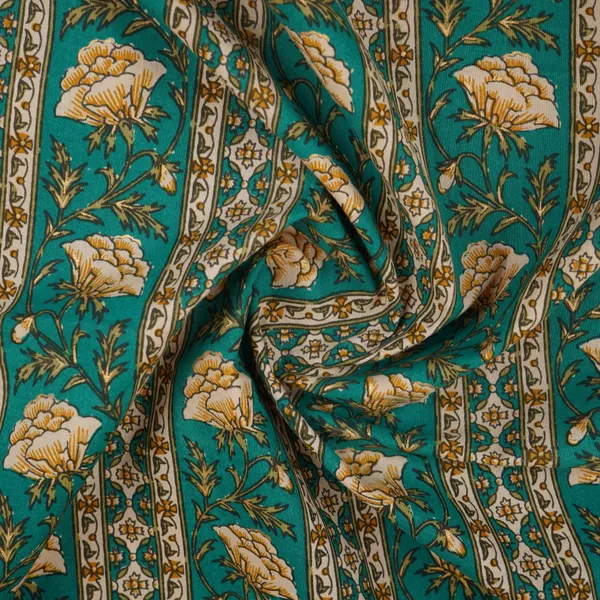 Green_Floral_Stripes_Foil_Print_Cotton_Fabric_Pb_29711_Default_Title