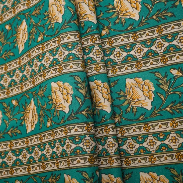 Green_Floral_Stripes_Foil_Print_Cotton_Fabric_Pb_29711_Default_Title