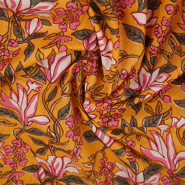 Mustard_Yellow_Floral_Handblock_Print_Cotton_Fabric_Pb_29723_Default_Title