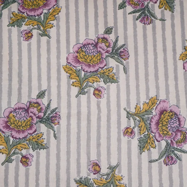 Off_White_Grey_Stripes_Floral_Print_Cotton_Fabric_Pb_29732_Default_Title