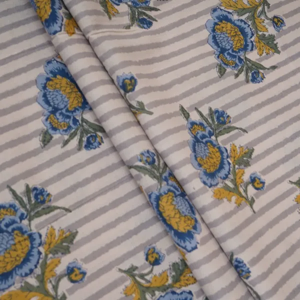 Off_White_Blue_Floral_Stripes_Print_Cotton_Fabric_Pb_29733_Default_Title