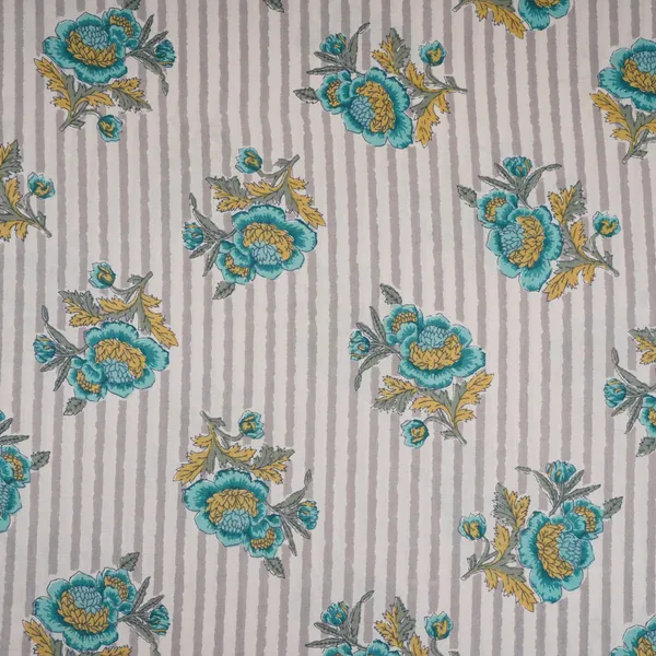 Off_White_Blue_Stripes_Floral_Print_Cotton_Fabric_Pb_29734_Default_Title