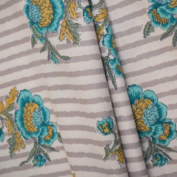 Off_White_Blue_Stripes_Floral_Print_Cotton_Fabric_Pb_29734_Default_Title