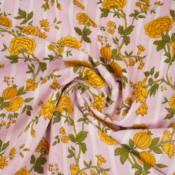 Pink_With_Yellow_Floral_Print_Cotton_Fabric_Pb_29735_Default_Title