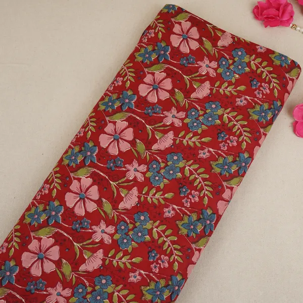 Red_Maroon_Floral_Print_Cotton_Fabric_Pb_29738_Default_Title
