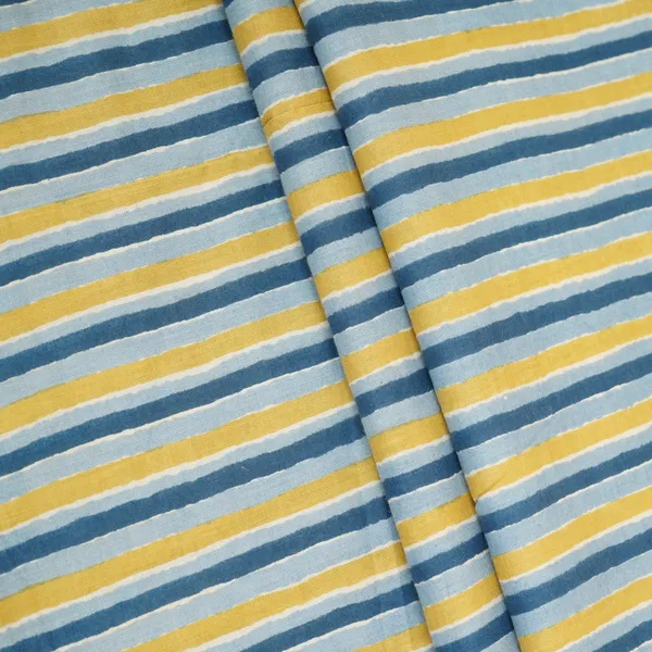 Blue_Yellow_Stripes_Print_Cotton_Fabric_Pb_29740_Default_Title