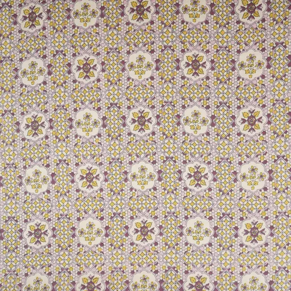 Purple_Yellow_Mosaic_Floral_Print_Cotton_Fabric_Pb_29742_Default_Title