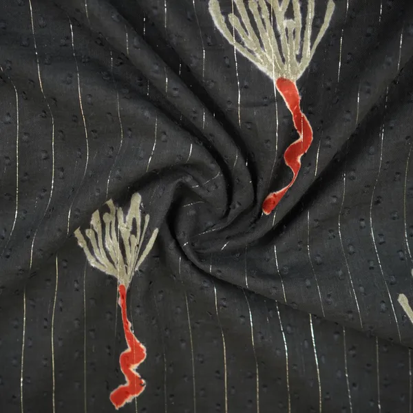 Black_Silver_Stripes_Handblock_Print_Cotton_Dobby_Fabric_Ch_29758_Default_Title