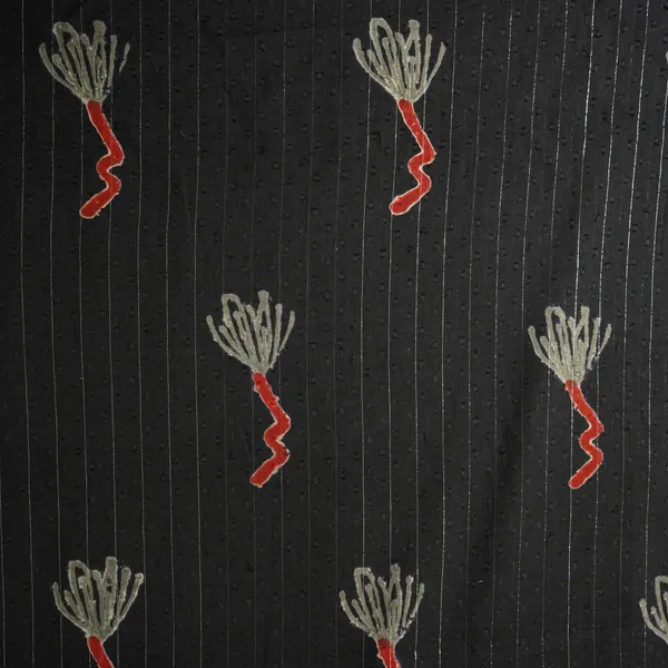 Black_Silver_Stripes_Handblock_Print_Cotton_Dobby_Fabric_Ch_29758_Default_Title