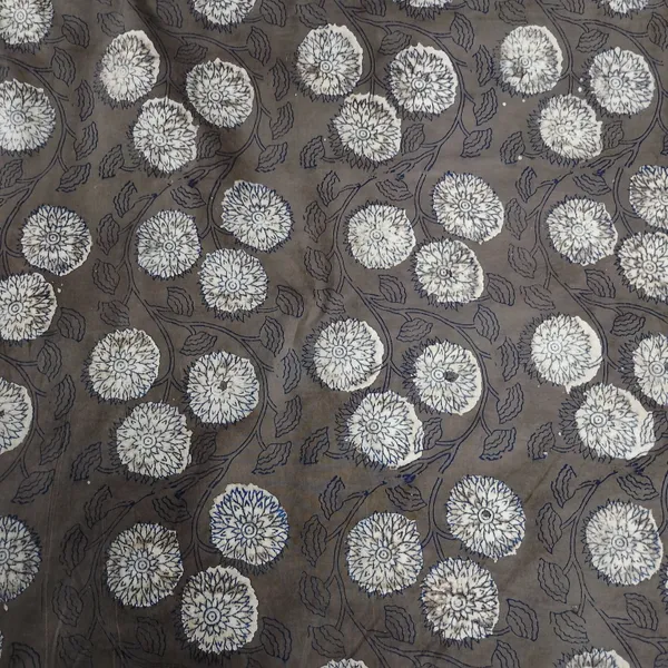 Dark_Brown_Floral_Block_Print_Cotton_Fabric_Ch_29768_Default_Title