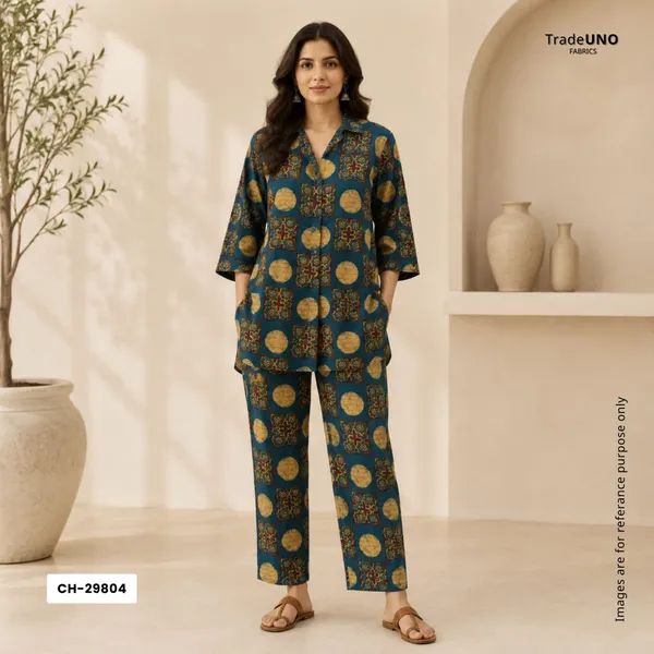 Blue_Ajrakh_Print_Pintuck_Cotton_Fabric_Ch_29804_Default_Title