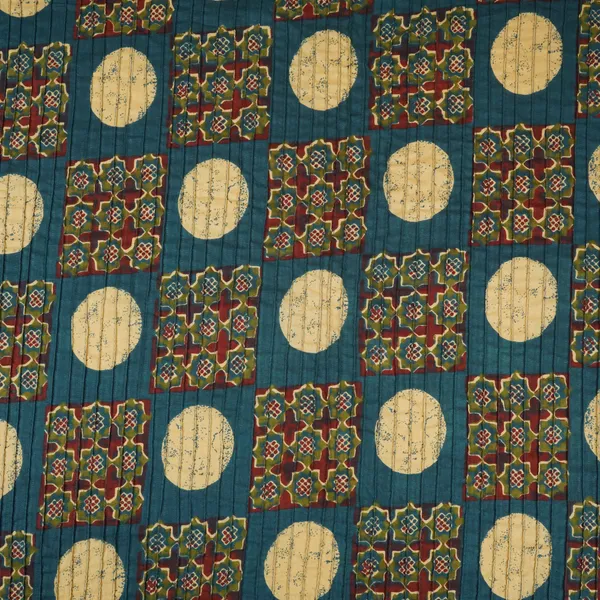 Blue_Ajrakh_Print_Pintuck_Cotton_Fabric_Ch_29804_Default_Title