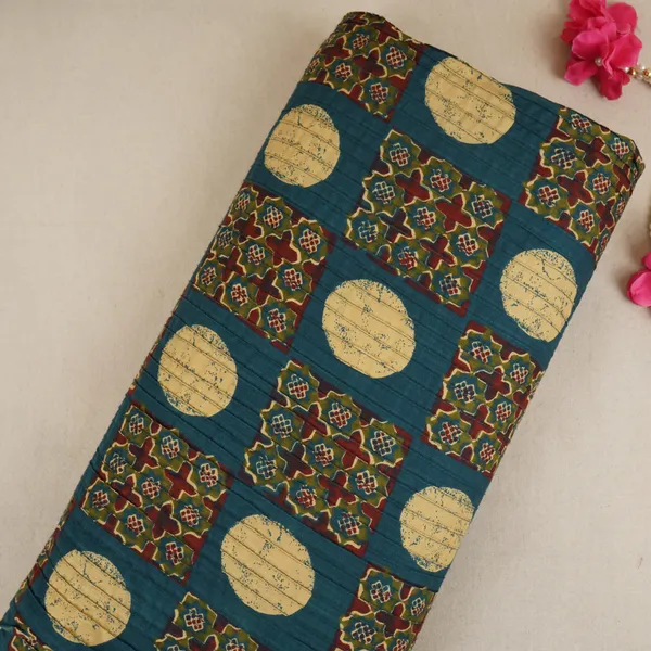 Blue_Ajrakh_Print_Pintuck_Cotton_Fabric_Ch_29804_Default_Title