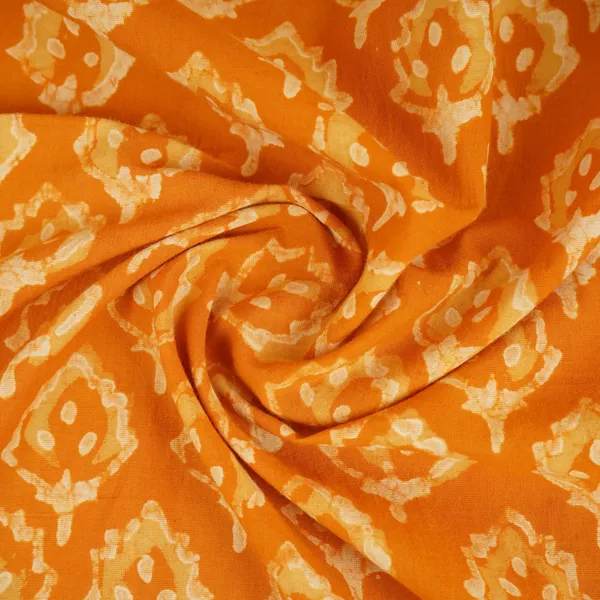 Orange_White_Floral_Batik_Print_Cotton_Schiffli_Fabric_Ch_29822_Default_Title