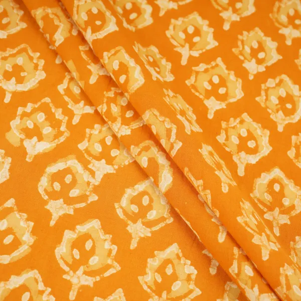 Orange_White_Floral_Batik_Print_Cotton_Schiffli_Fabric_Ch_29822_Default_Title