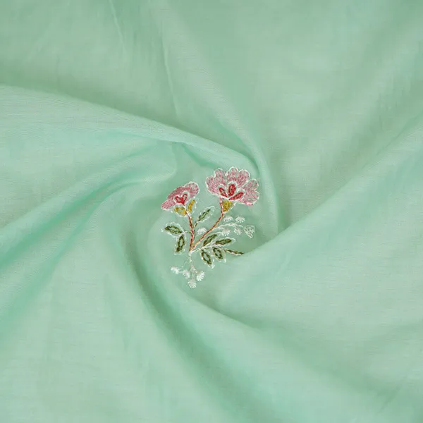 Sea_Green_Floral_Embroidery_Mul_Chanderi_Fabric_Dc_29916_Default_Title