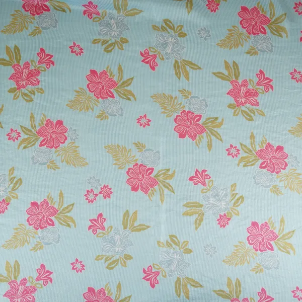 Light_Blue_Stripes_Floral_Print_Organza_Fabric_Vf_30081_Default_Title