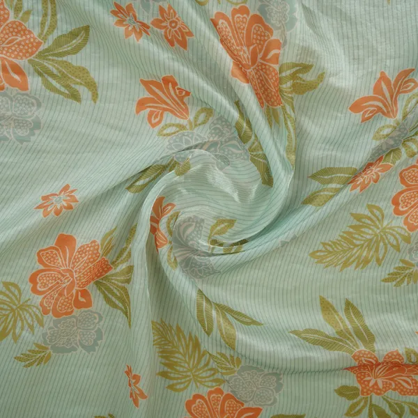 Mint_Green_Stripes_Floral_Print_Organza_Fabric_Vf_30082_Default_Title