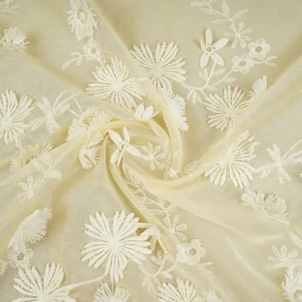 Pale_Yellow_Floral_3d_Embroidery_Tencel_Silk_Fabric_Af_30084_Default_Title