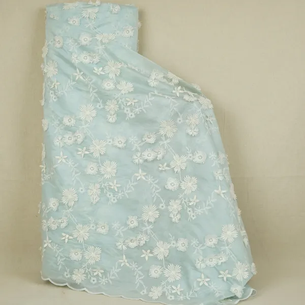 Light_Blue_Floral_3d_Embroidery_Tencel_Silk_Fabric_Af_30087_Default_Title