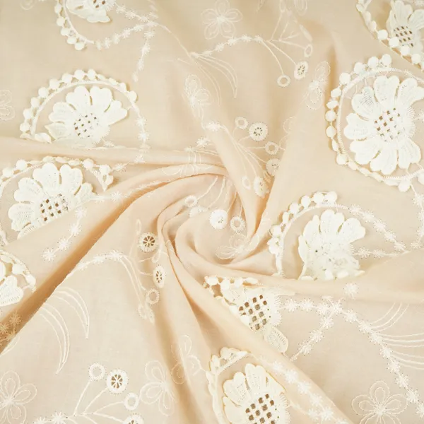 Beige_Floral_3d_Schiffli_Embroidery_Cotton_Schiffli_Fabric_Af_30089_Default_Title