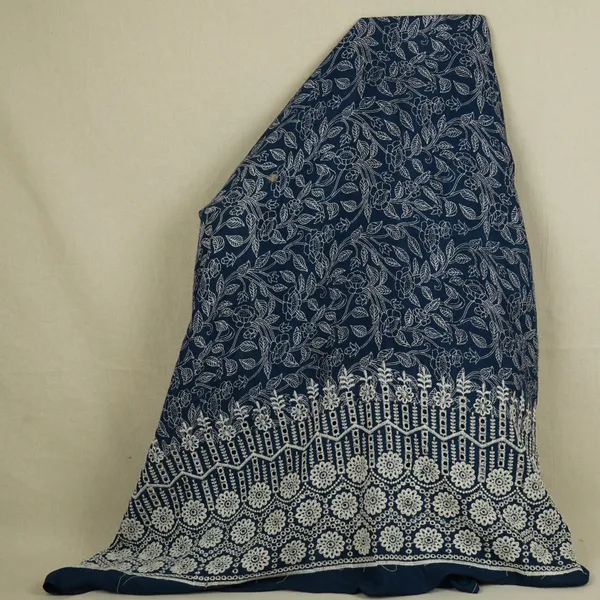 Blue_With_White_Floral_Print_Muslin_Schiffli_Fabric_Mfr_29831_Default_Title