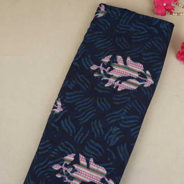 Indigo_White_Floral_Print_Cotton_Fabric_Mfr_29866_Default_Title