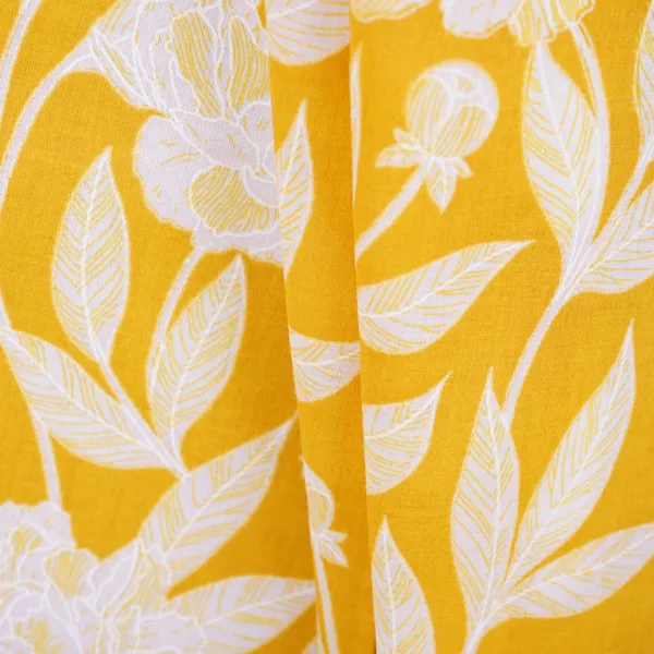 Yellow_With_White_Floral_Print_Cotton_Fabric_Mfr_29872_Default_Title
