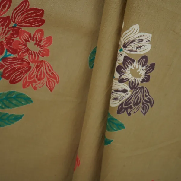 Beige_Green_Floral_Print_Cotton_Fabric_Mfr_29886_Default_Title