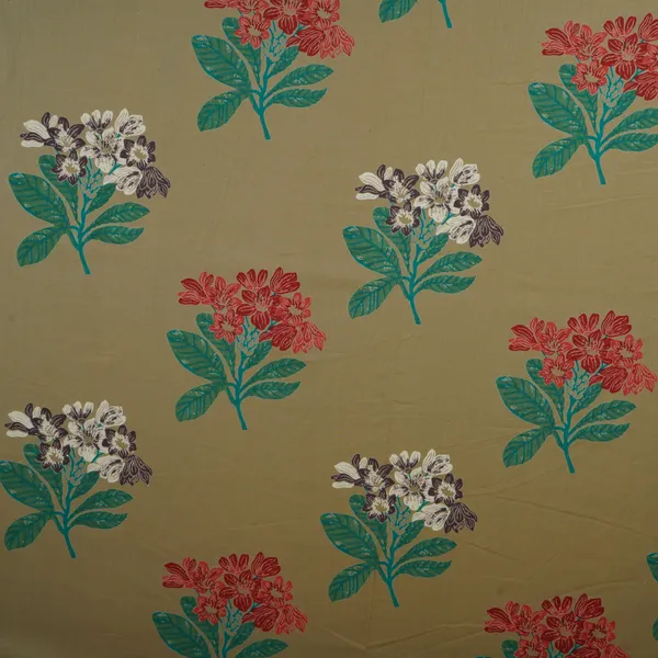 Beige_Green_Floral_Print_Cotton_Fabric_Mfr_29886_Default_Title