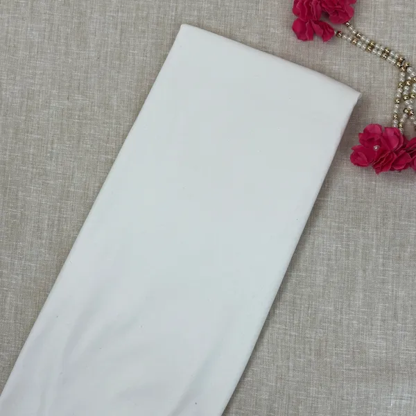 White_Cotton_Lycra_Tu_7044_White