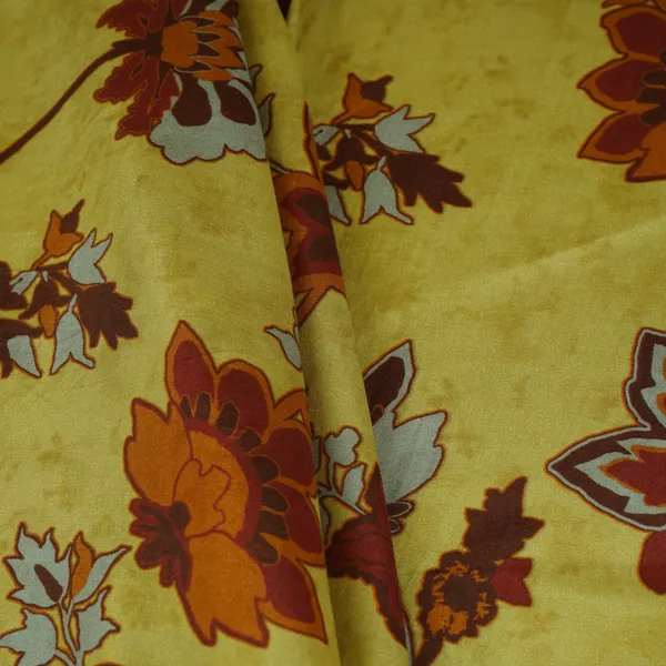Mustard_Yellow_Floral_Print_Muslin_Fabric_Mf_30189_Default_Title