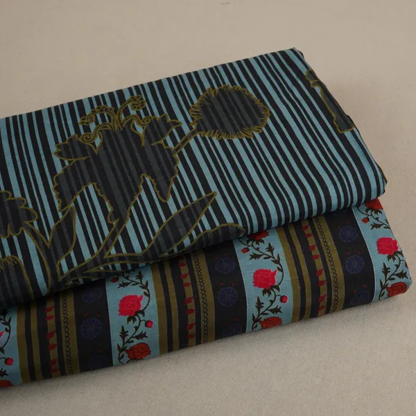 Sky_Blue_Black_Floral_Stripes_Print_Muslin_Fabric_Mf_30192_Default_Title
